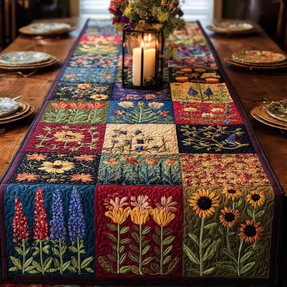 Rustic Bloom Quilted Table Runner NCU0NVH893