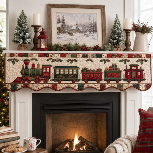 Rustic Country Express Quilted Mantel Scarf SN0HH0280
