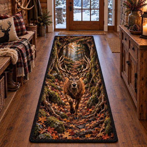 Rustic Deer Runner Carpet SN0HH0811
