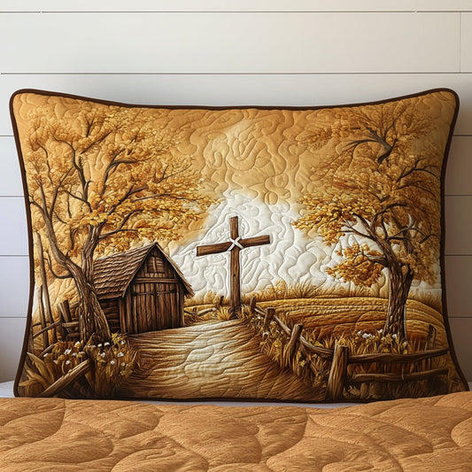 Rustic Grace Quilted Bedding Pillow Case NCU0NT8152