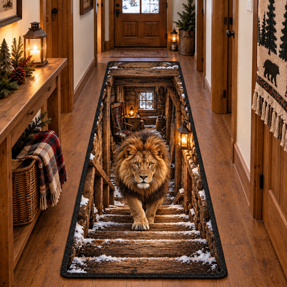 Rustic Lion Runner Carpet SN0TD1313