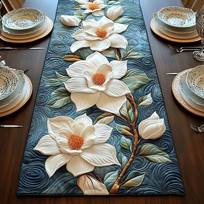 Rustic Magnolia Quilted Table Runner NCU0DV3645