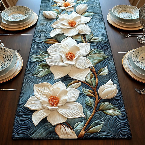 Rustic Magnolia Quilted Table Runner NCU0DV3645
