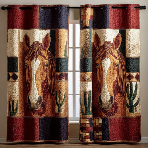 Rustic Prairie Quilted Curtains NCU0TD979