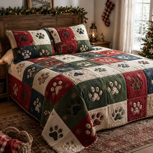Rustic Tails Forever 3-Piece Quilted Bedding Set SN0PT249