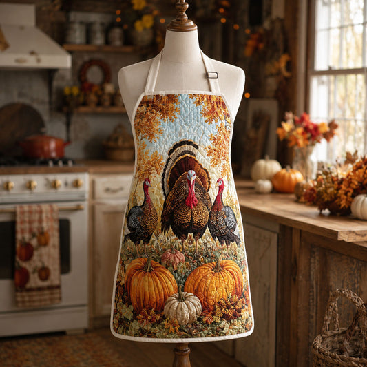 Rustic Thanksgiving Quilted Apron SN0PT293