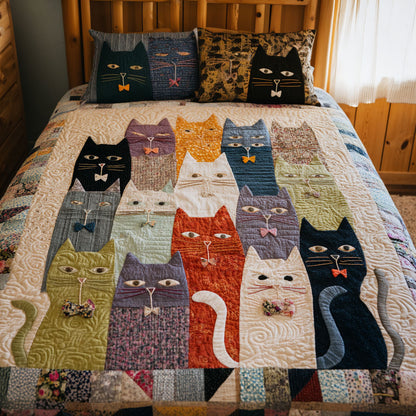 Rustic Whiskers 3-Piece Quilted Bedding Set SN0PT212