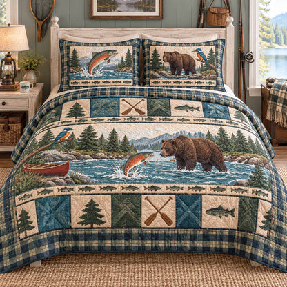 Rustic Wilds 3-Piece Quilted Bedding Set SN0TD1180