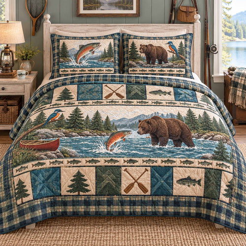 Rustic Wilds 3-Piece Quilted Bedding Set SN0TD1180