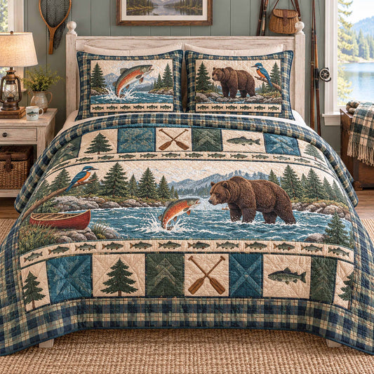 Rustic Wilds 3-Piece Quilted Bedding Set SN0TD1180