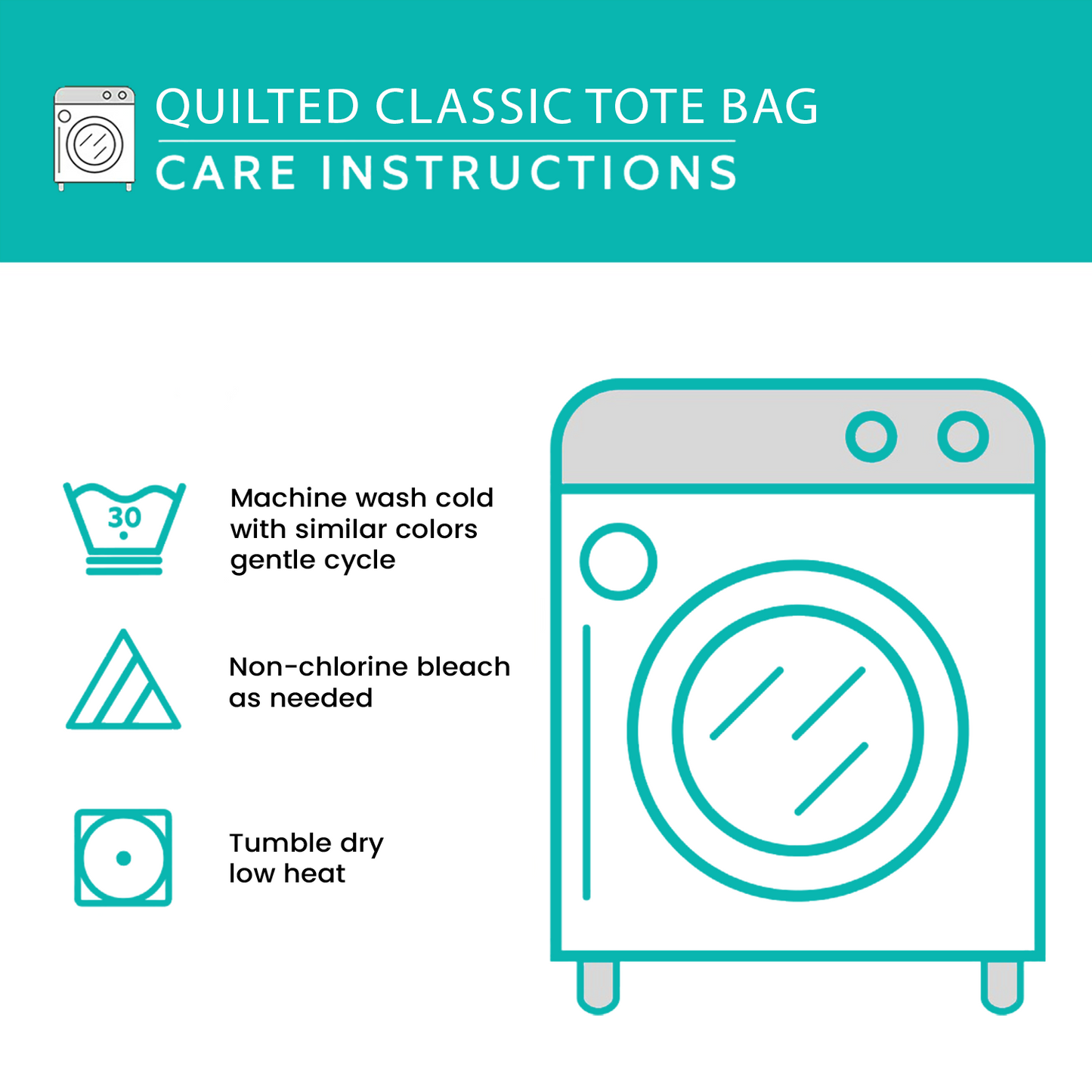 Wing Charm Quilted Classic Tote Bag SN0DK037