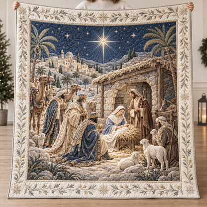 Sacred Bethlehem Quilted Blanket SN0TV806