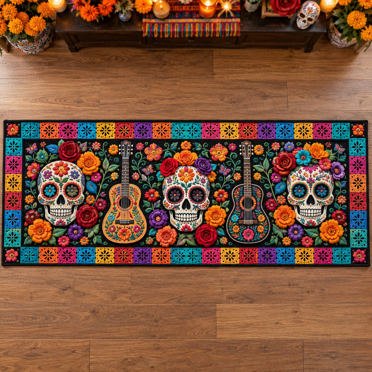 Sacred Catrinas Runner Carpet SN0TV363