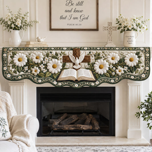 Sacred Meadow Quilted Mantel Scarf SN0TV244
