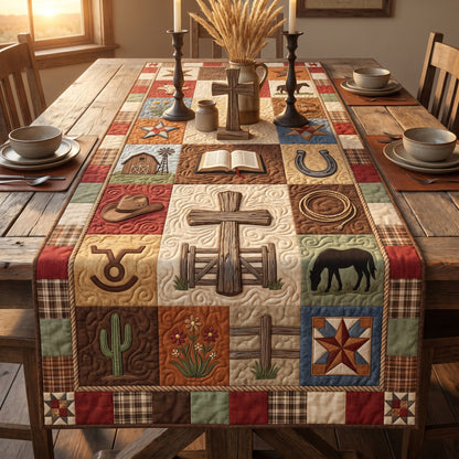 Saddle And Grace Quilted Table Runner SN0DV072