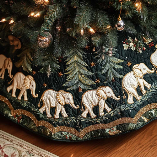 Safari Christmas Christmas Quilted Tree Skirt NCU0VH1211