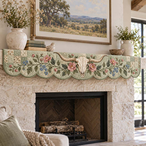 Sage Rose Longhorn Mantel Scarf SN0HH1025