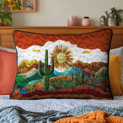 Saguaro Sunset Quilted Bedding Pillow Case NCU0DK5467