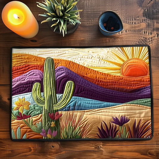 Saguaro Sunset Quilted Place Mat NCU0PT4717