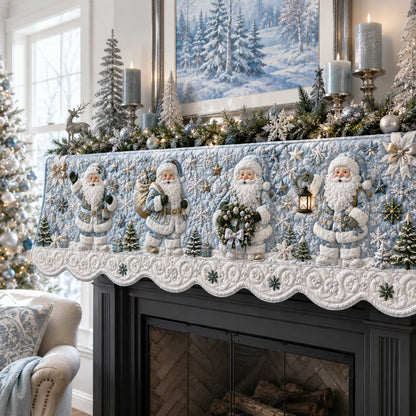 Santa Cheer Quilted Mantel Scarf SN0TD247
