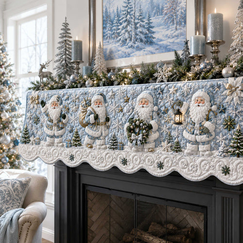 Santa Cheer Quilted Mantel Scarf SN0TD247