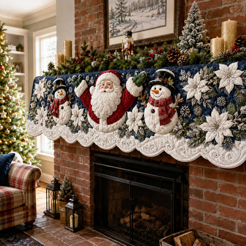 Santa Claus Quilted Mantel Scarf SN0TD240