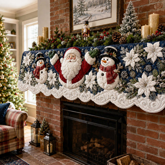 Santa Claus Quilted Mantel Scarf SN0TD240