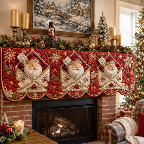 Santa Express Quilted Mantel Scarf SN0TD244
