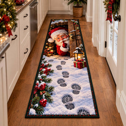 Santa Footprints Runner Carpet SN0HH0491