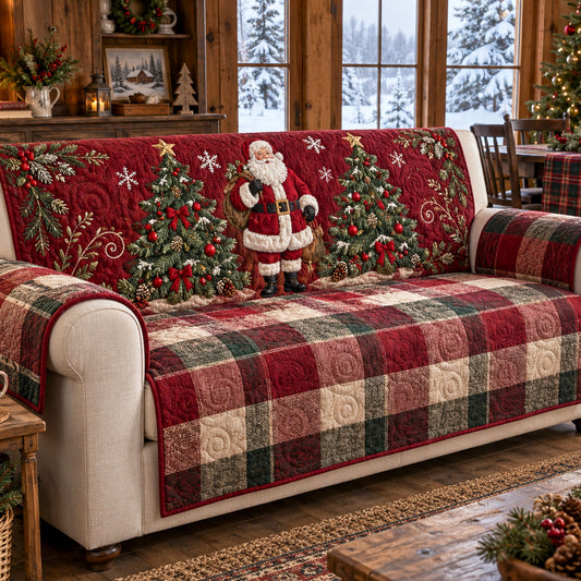 Santa Grove Quilted Sofa Cover SN0TV298
