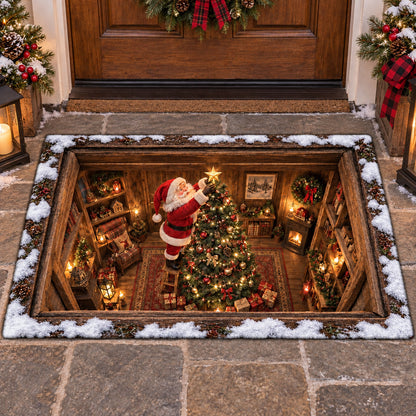 Santa Hearth Doormat SN0TV654