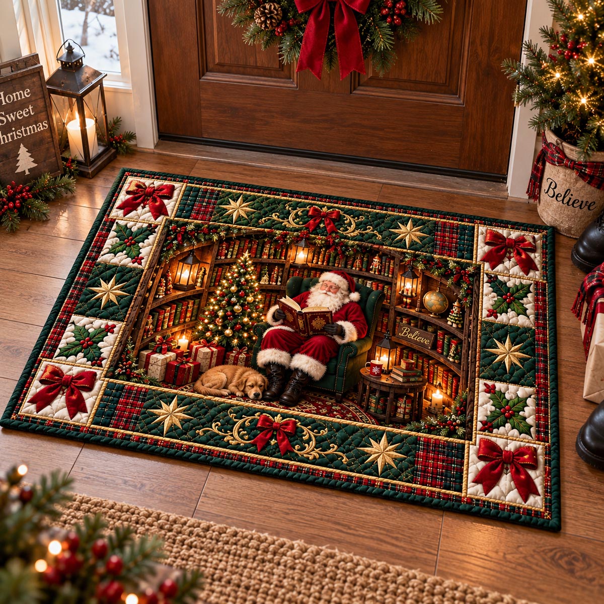Santa Hearth Surprise Doormat SN0DV740