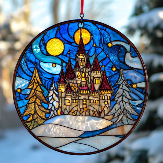 Santa House - Window Hanging Suncatcher NCU0PD126
