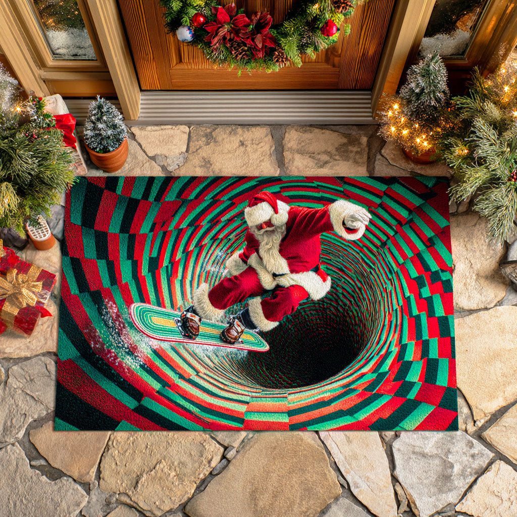 Santa Ice Slide Doormat NCU0TD673