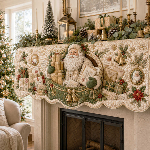 Santa Journey Quilted Mantel Scarf SN0TD245