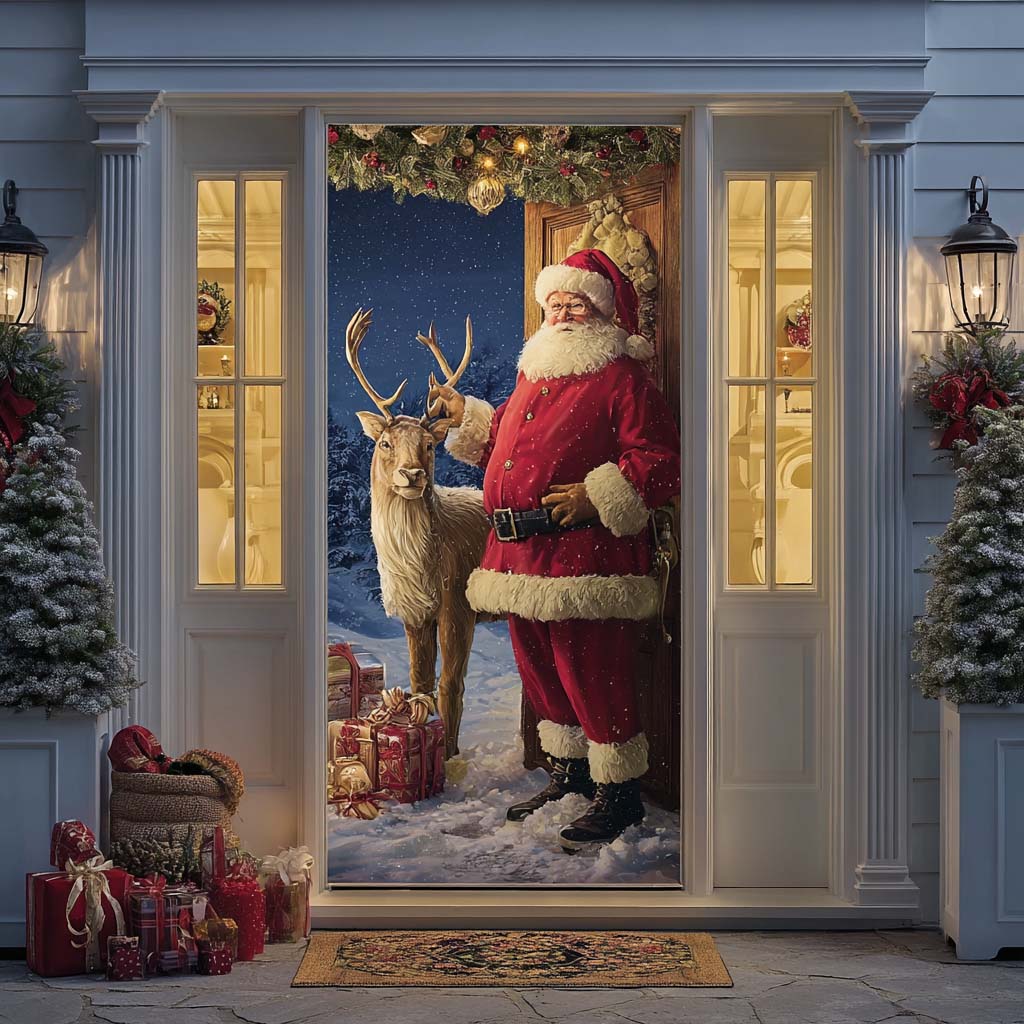 Santa Magic Quilted Door Cover NCU0DK10974