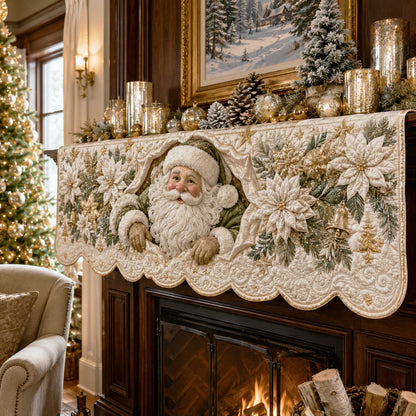 Santa Magic Quilted Mantel Scarf SN0TD241
