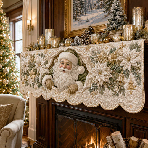 Santa Magic Quilted Mantel Scarf SN0TD241