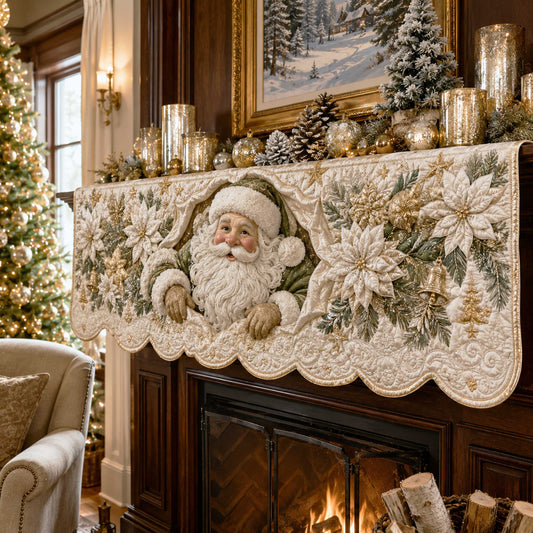 Santa Magic Quilted Mantel Scarf SN0TD241