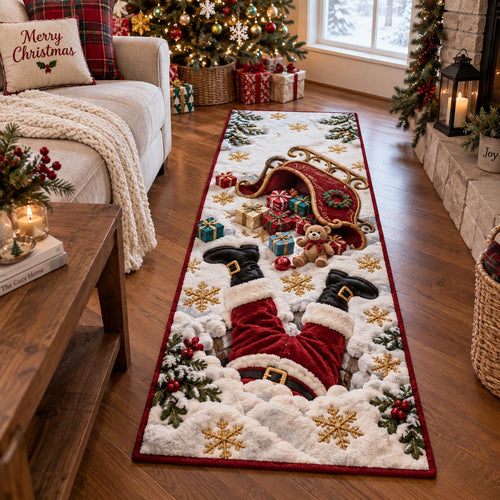 Santa Sleigh Landing Runner Carpet SN0DV685