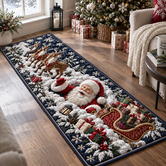 Santa Snowman Parade Runner Carpet SN0DV617