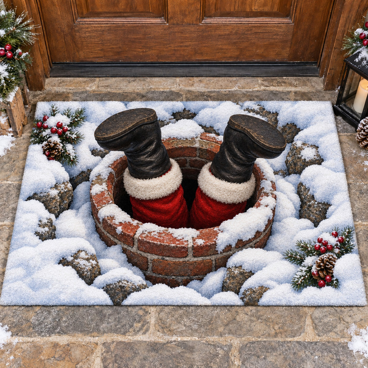 Santa Tumble Doormat SN0TV647
