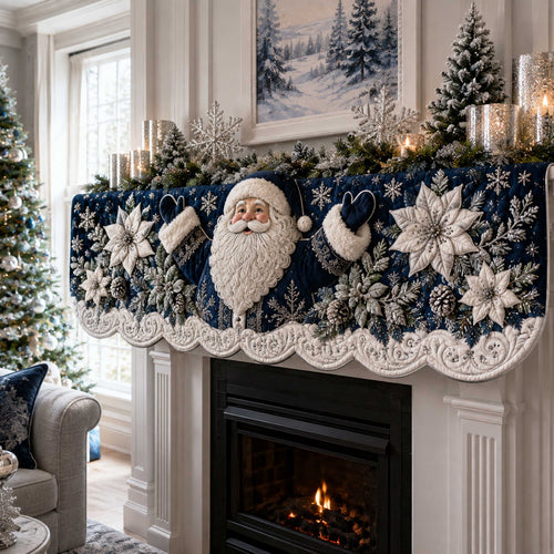 Santa Village Quilted Mantel Scarf SN0TD243