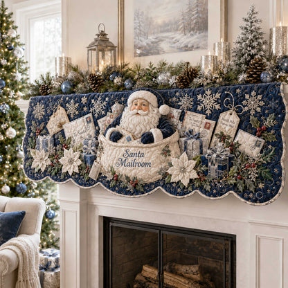 Santa Wonder Quilted Mantel Scarf SN0TD250