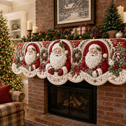 Santa Workshop Quilted Mantel Scarf SN0TD242