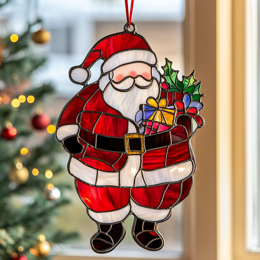 Santa Xmas Radiance - Window Hanging Suncatcher NCU0PD129