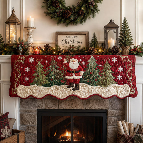 Santa’s Country Christmas Quilted Mantle Scarf SN0PT660