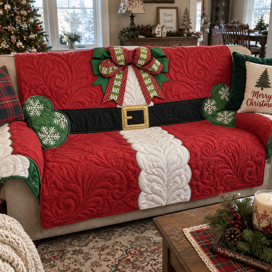 Santa's Favorite Quilted Sofa Cover SN0PT1122