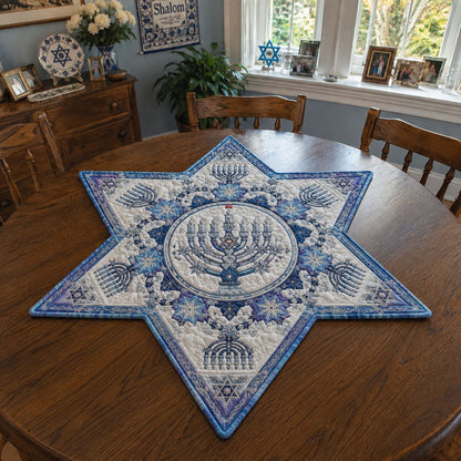 Sapphire Tradition Custom Shape Quilted Table Topper SN0PT794