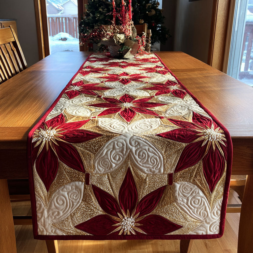 Scarlet Radiance Quilted Table Runner NCU0NTV316